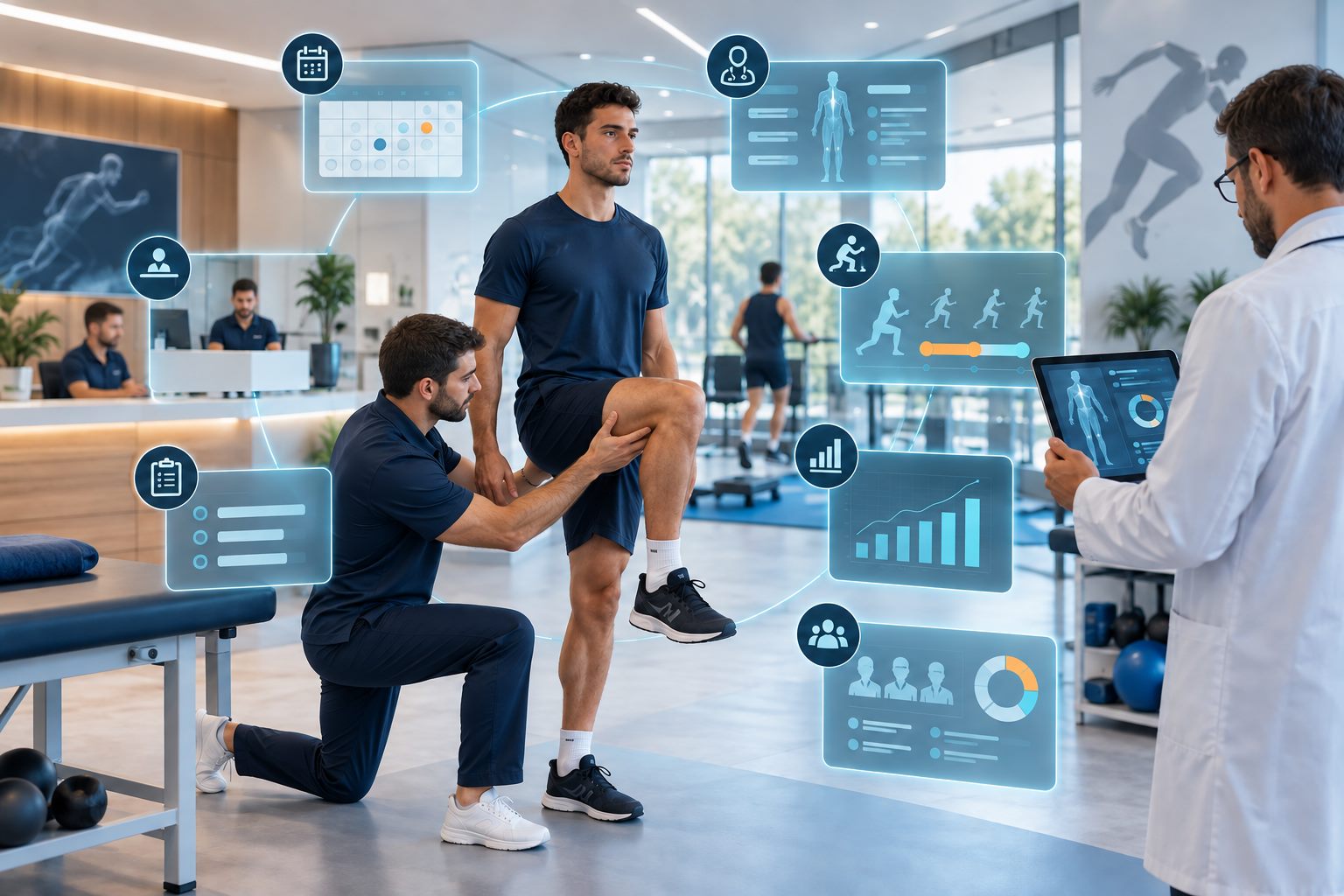 eHealth athlete healthcare and rehabilitation solution